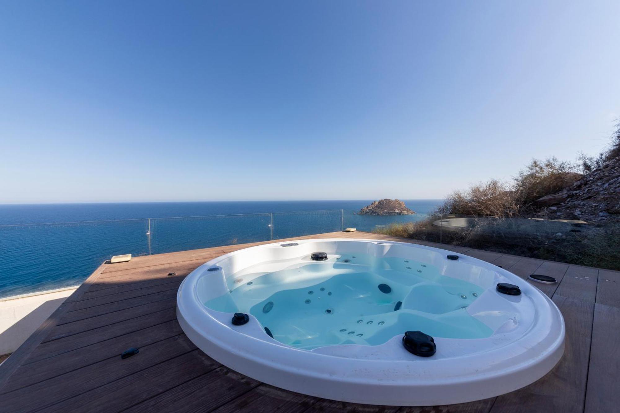 Delfin Luxury Villa Water Front Jacuzzi Águilas Exterior foto