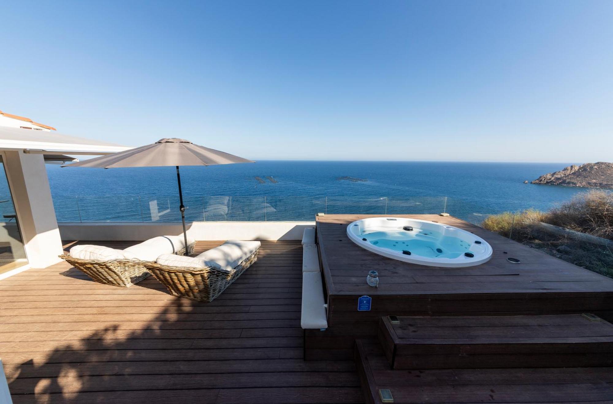 Delfin Luxury Villa Water Front Jacuzzi Águilas Exterior foto